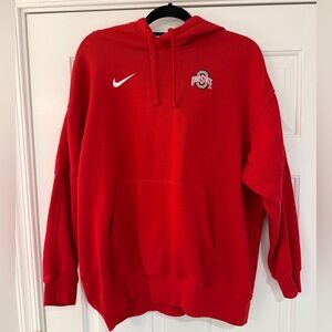 Nike Ohio State Team Issued Hoodie Red Medium